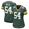 Zennovawear Women's Green Bay Packers Kristian Welch Green Team Game Jersey