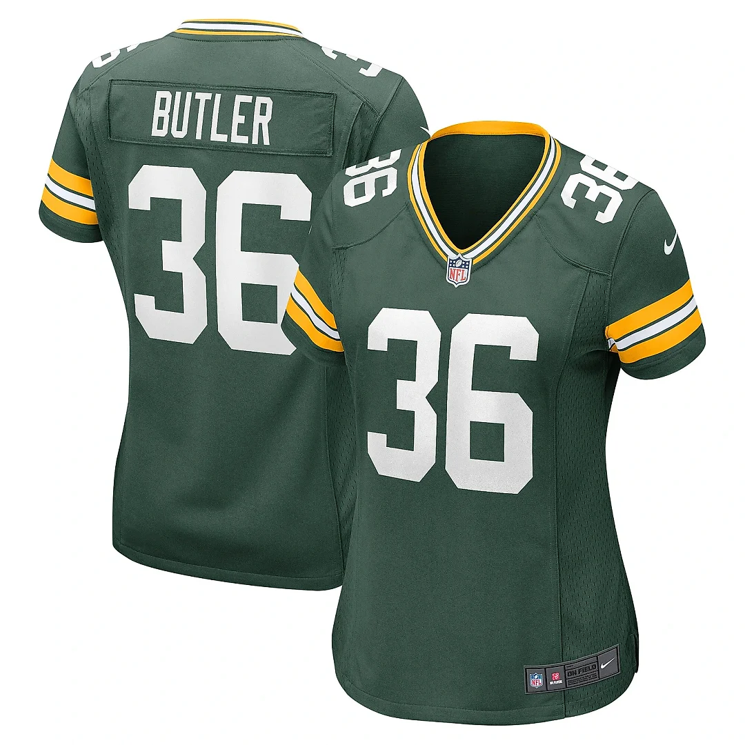 Zennovawear Women's Green Bay Packers LeRoy Butler Green Retired Player Game Jersey