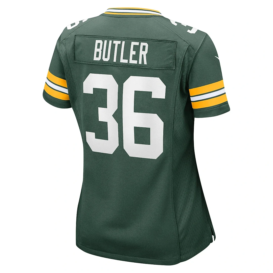 Zennovawear Women's Green Bay Packers LeRoy Butler Green Retired Player Game Jersey