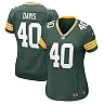 Zennovawear Women's Green Bay Packers LJ Davis Green Game Jersey