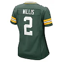 Zennovawear Women's Green Bay Packers Malik Willis Green Game Jersey