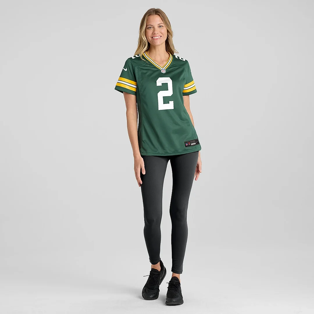 Zennovawear Women's Green Bay Packers Malik Willis Green Game Jersey