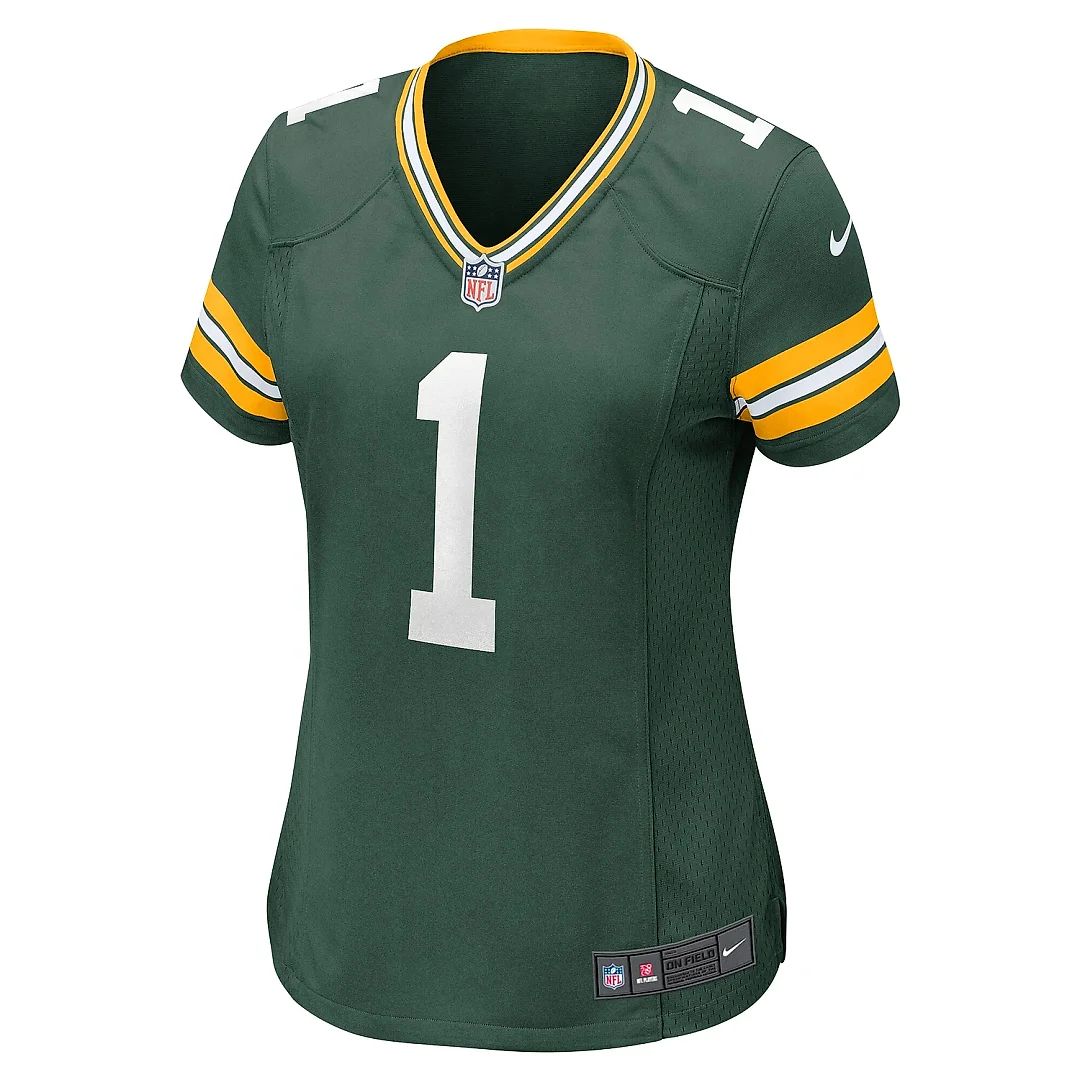 Zennovawear Women's Green Bay Packers Number 1 Mom Green Game Jersey