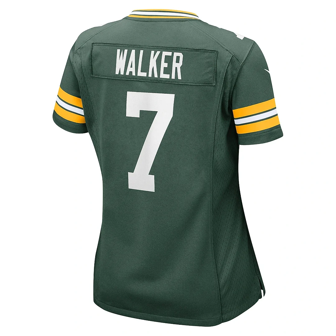 Zennovawear Women's Green Bay Packers Quay Walker Green Player Game Jersey