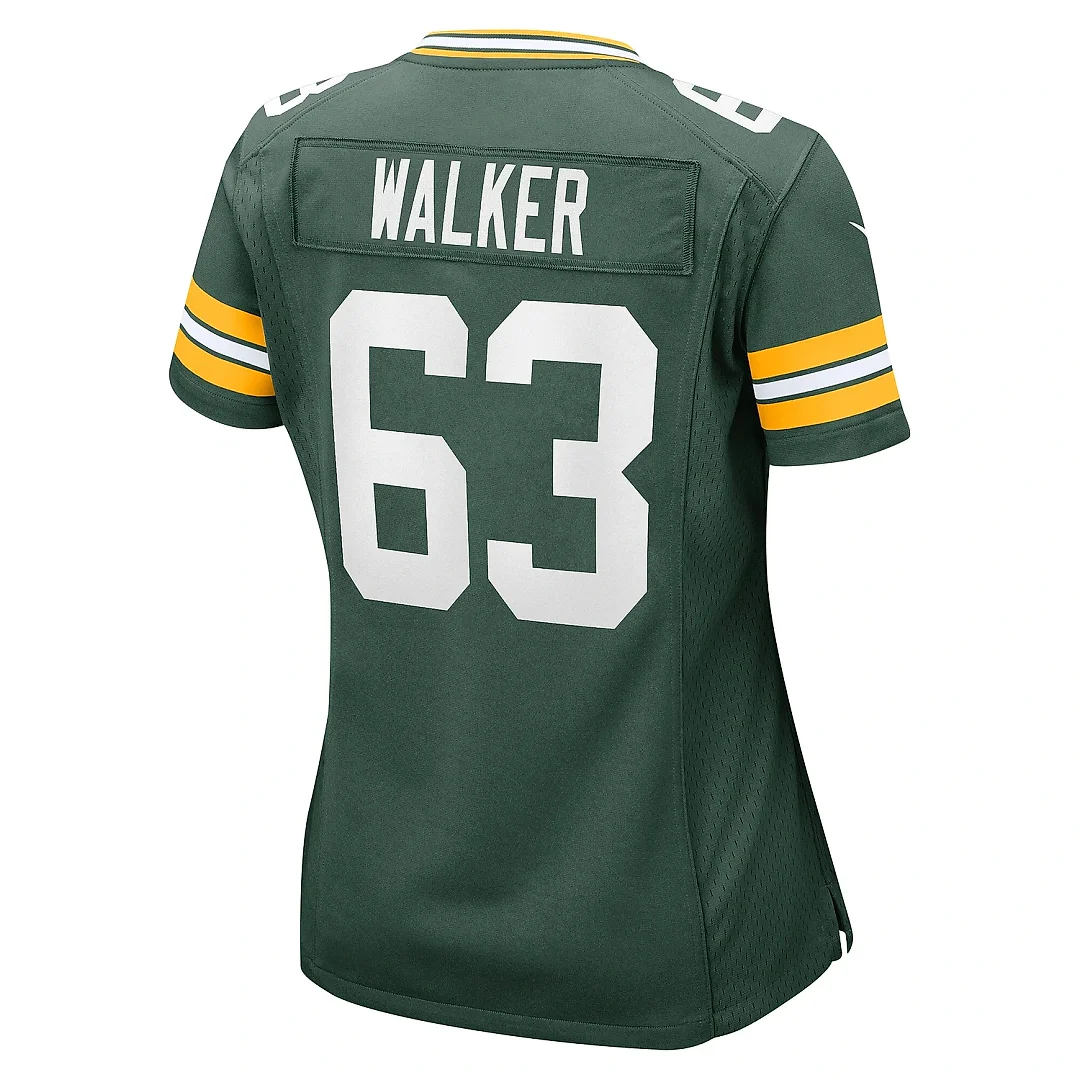 Zennovawear Women's Green Bay Packers Rasheed Walker Green Player Game Jersey