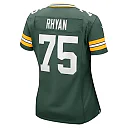 Zennovawear Women's Green Bay Packers Sean Rhyan Green Player Game Jersey