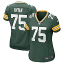 Zennovawear Women's Green Bay Packers Sean Rhyan Green Player Game Jersey