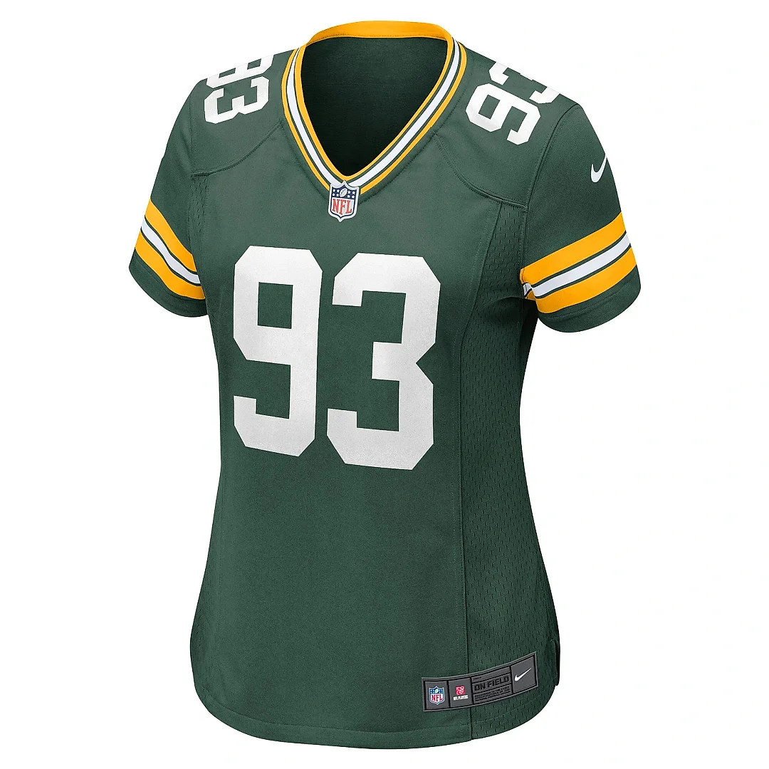 Zennovawear Women's Green Bay Packers T.J. Slaton Green Game Jersey