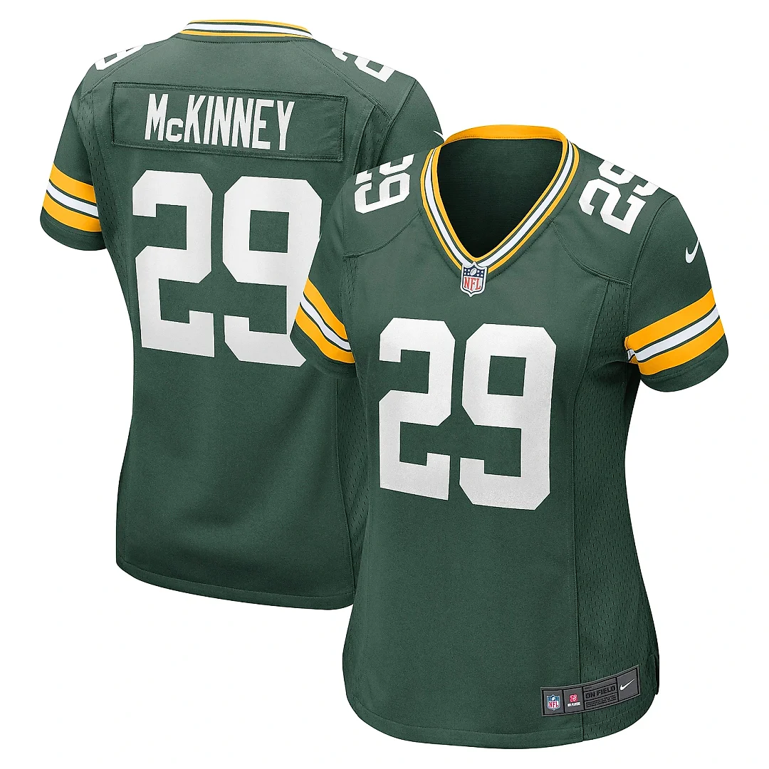 Zennovawear Women's Green Bay Packers Xavier McKinney Green Team Game Jersey