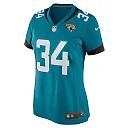 Zennovawear Women's Gregory Junior Jacksonville Jaguars Teal Game Player Jersey