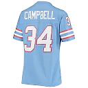 Zennovawear Women's Houston Oilers Earl Campbell Mitchell & Ness Light Blue 1980 Legacy Jersey