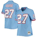 Zennovawear Women's Houston Oilers Eddie George Mitchell & Ness Light Blue Legacy Player Jersey