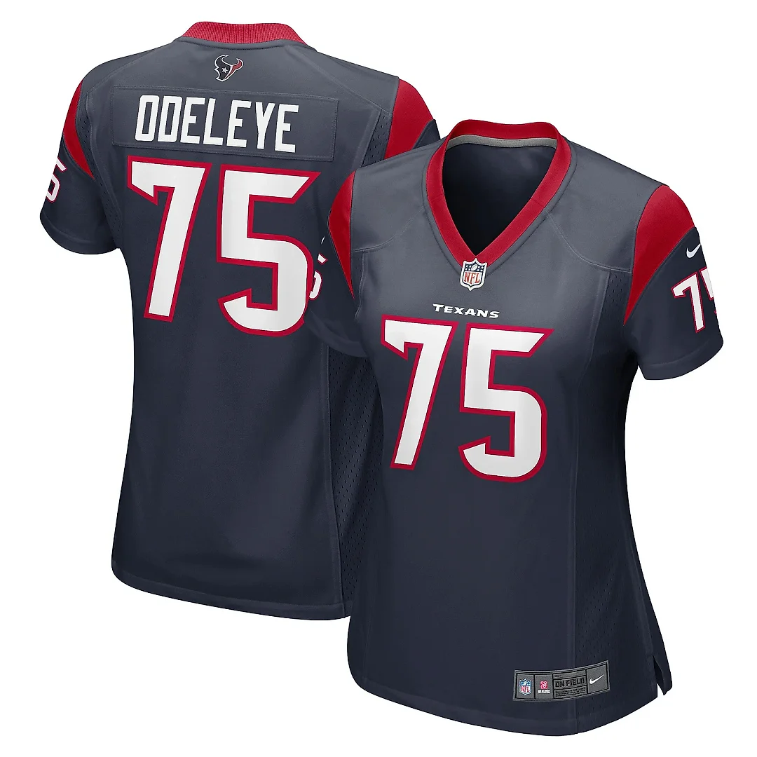 Zennovawear Women's Houston Texans Adedayo Odeleye Navy Game Player Jersey