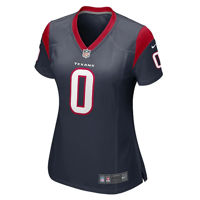 Zennovawear Women's Houston Texans Adrian Amos Navy Game Jersey