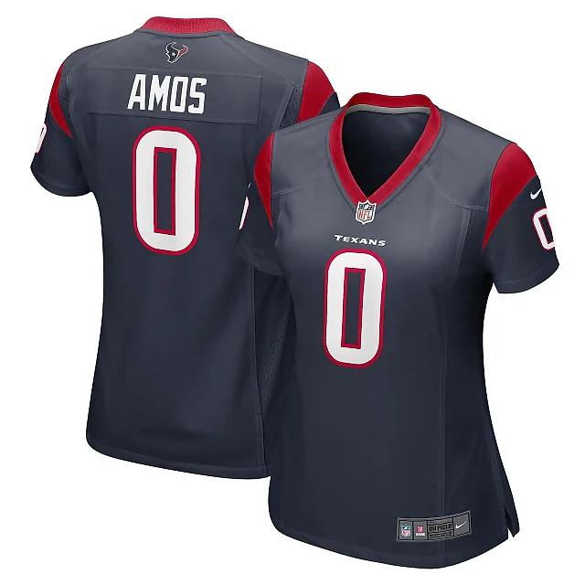 Zennovawear Women's Houston Texans Adrian Amos Navy Game Jersey