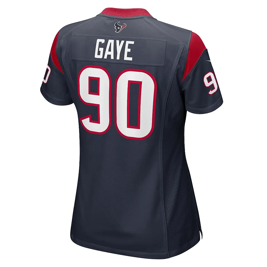 Zennovawear Women's Houston Texans Ali Gaye Navy Team Game Jersey