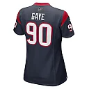 Zennovawear Women's Houston Texans Ali Gaye Navy Team Game Jersey