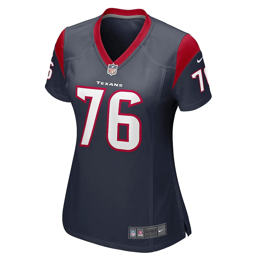 Zennovawear Women's Houston Texans Austin Deculus Navy Game Player Jersey