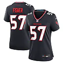 Zennovawear Women's Houston Texans Blake Fisher Navy Team Game Jersey