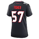 Zennovawear Women's Houston Texans Blake Fisher Navy Team Game Jersey