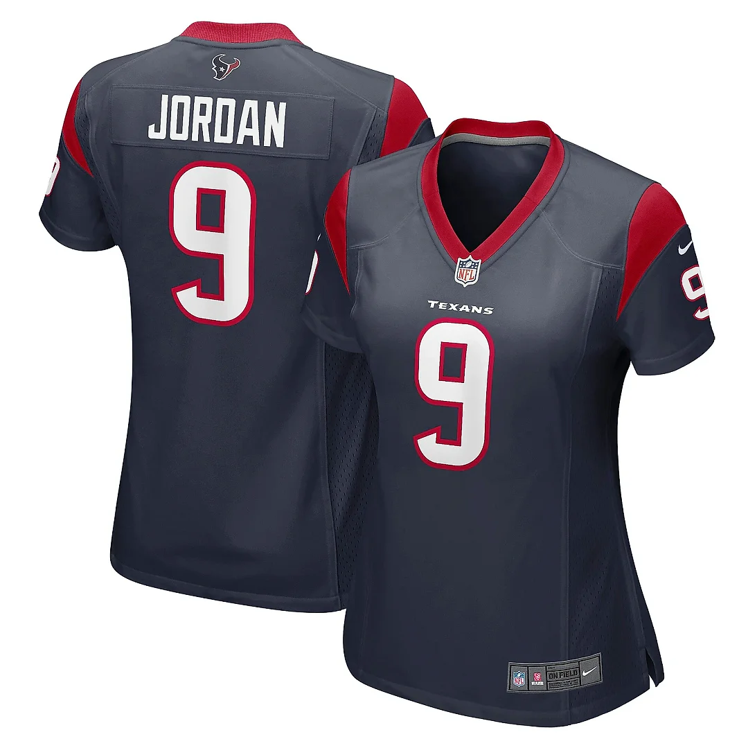 Zennovawear Women's Houston Texans Brevin Navy Game Jersey