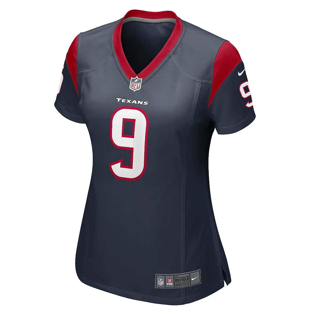 Zennovawear Women's Houston Texans Brevin Navy Game Jersey