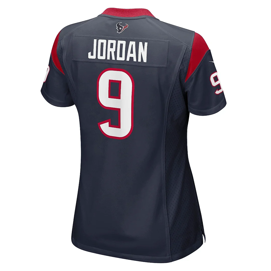 Zennovawear Women's Houston Texans Brevin Navy Game Jersey