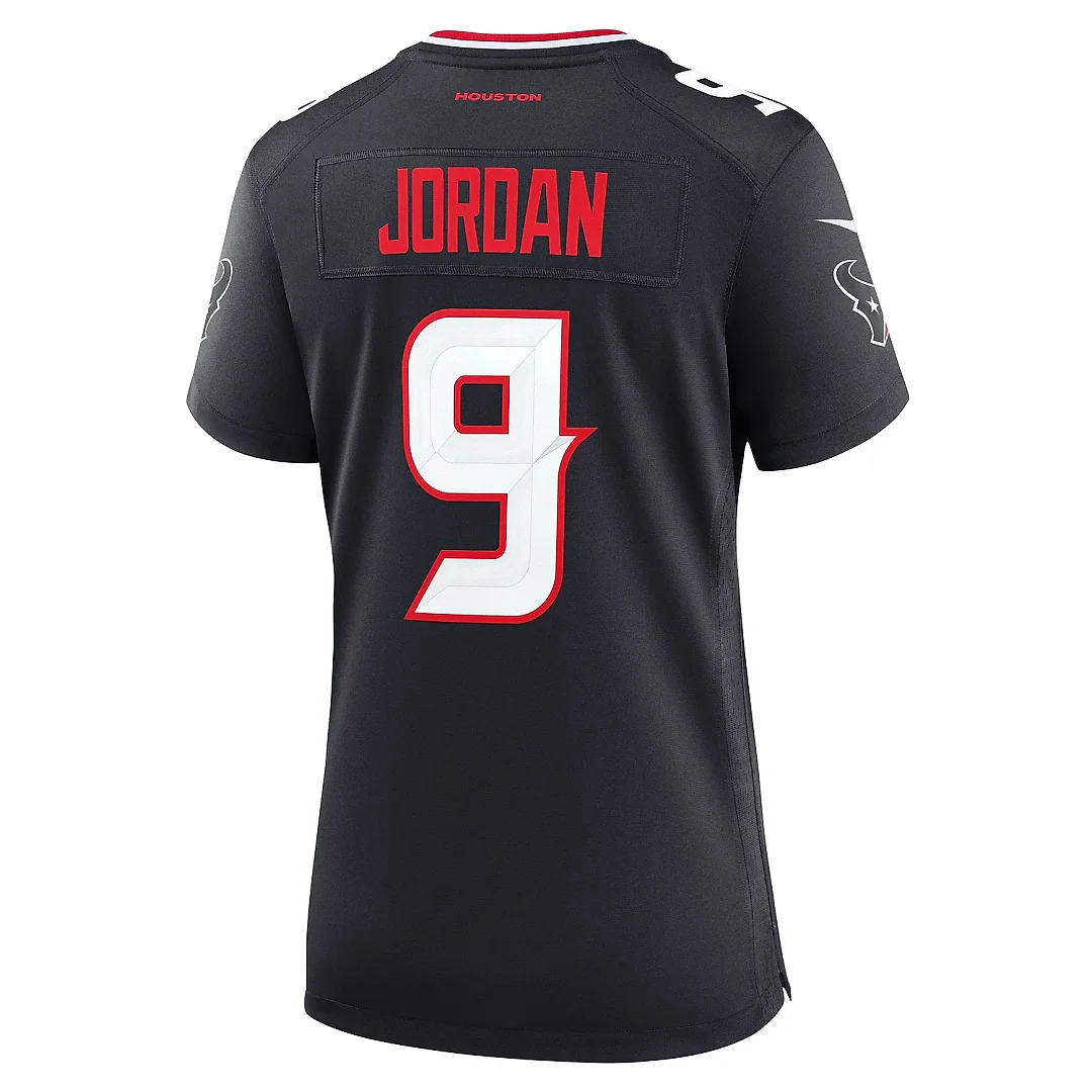 Zennovawear Women's Houston Texans Brevin Navy Team Game Jersey
