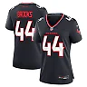 Zennovawear Women's Houston Texans British Brooks Navy Team Game Jersey