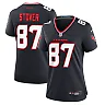 Zennovawear Women's Houston Texans Cade Stover Navy Game Jersey