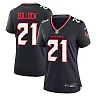 Zennovawear Women's Houston Texans Calen Bullock Navy Team Game Jersey