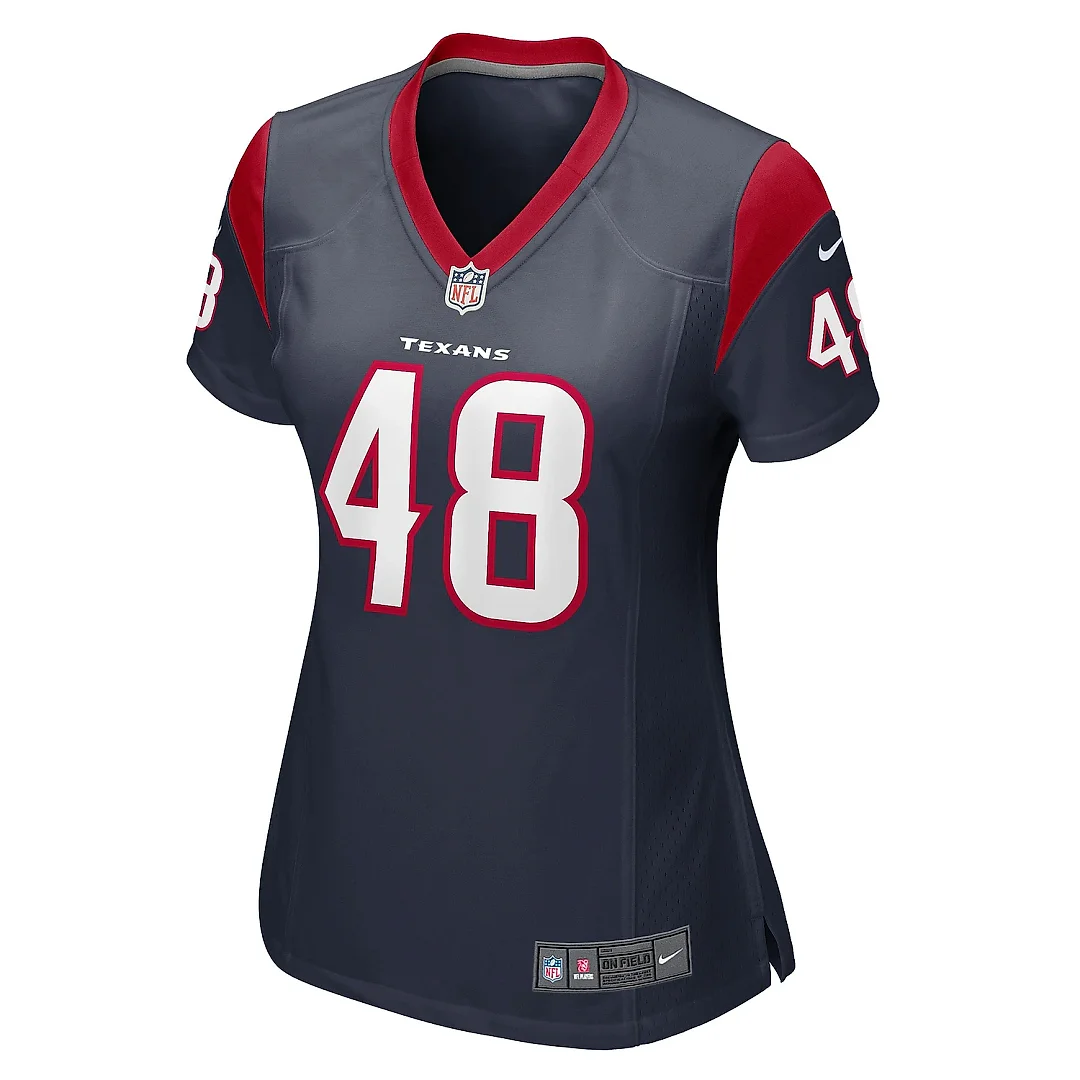 Zennovawear Women's Houston Texans Christian Harris Navy Game Player Jersey