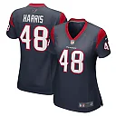 Zennovawear Women's Houston Texans Christian Harris Navy Game Player Jersey