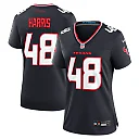 Zennovawear Women's Houston Texans Christian Harris Navy Team Game Jersey