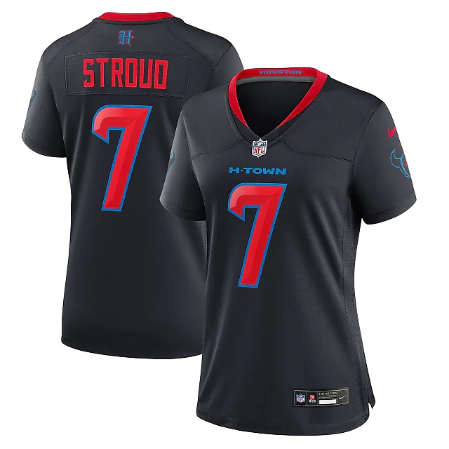 Zennovawear Women's Houston Texans C.J. Stroud Navy Alternate Game Jersey