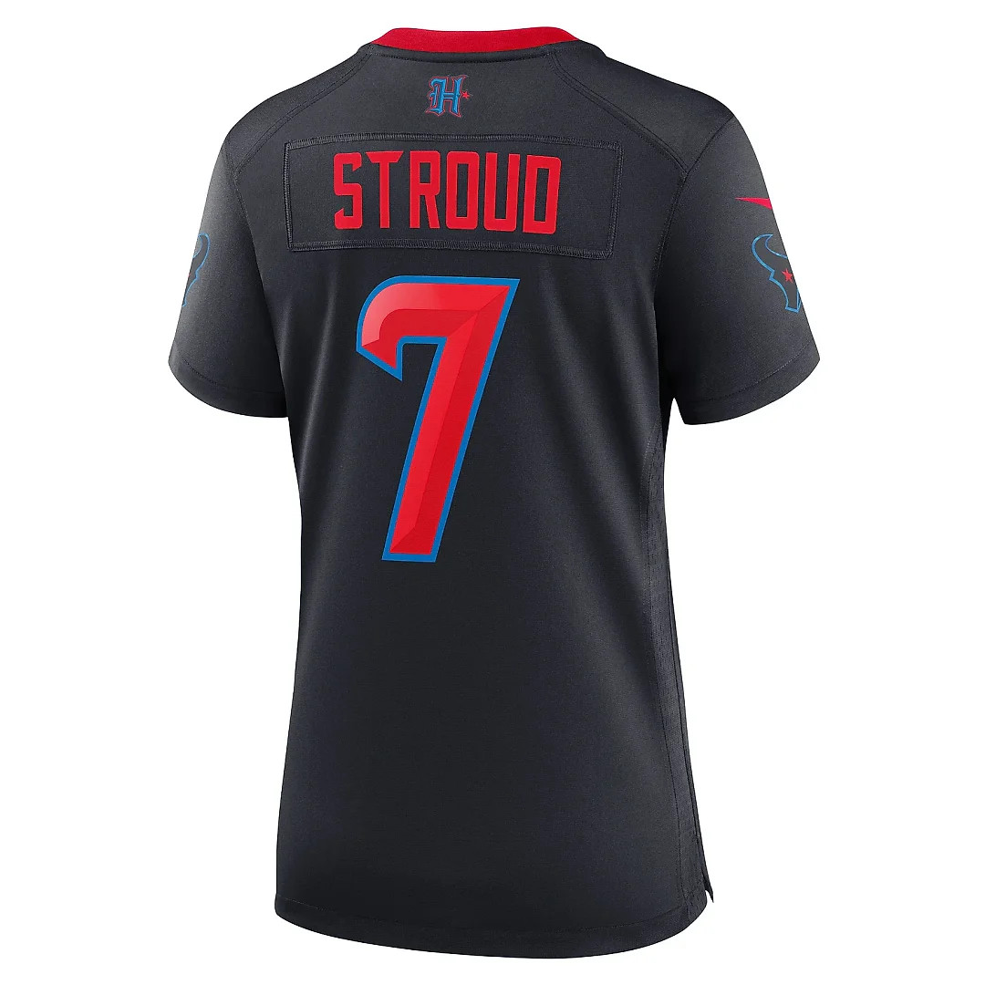 Zennovawear Women's Houston Texans C.J. Stroud Navy Alternate Game Jersey
