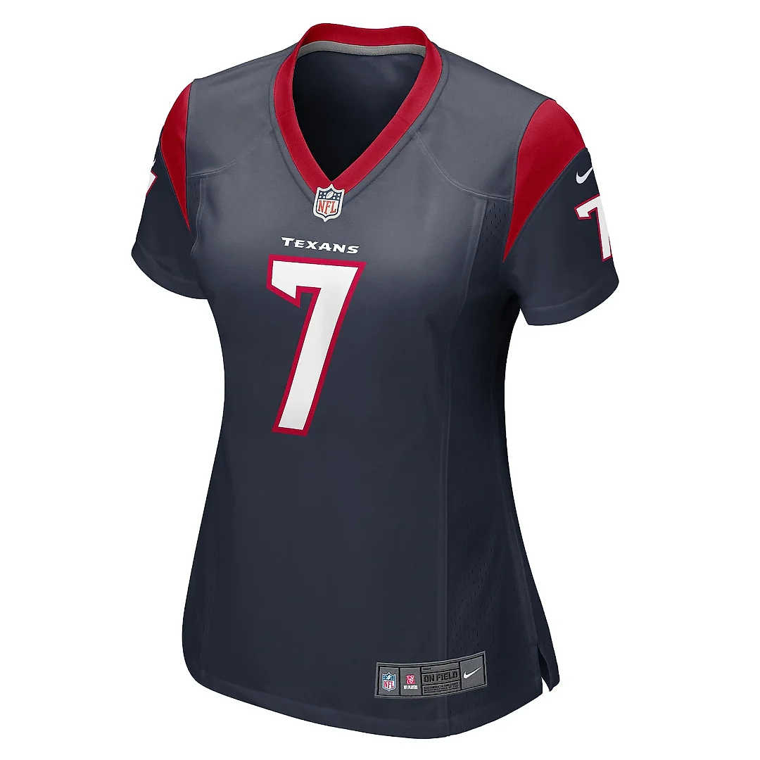 Zennovawear Women's Houston Texans C.J. Stroud Navy Player Jersey