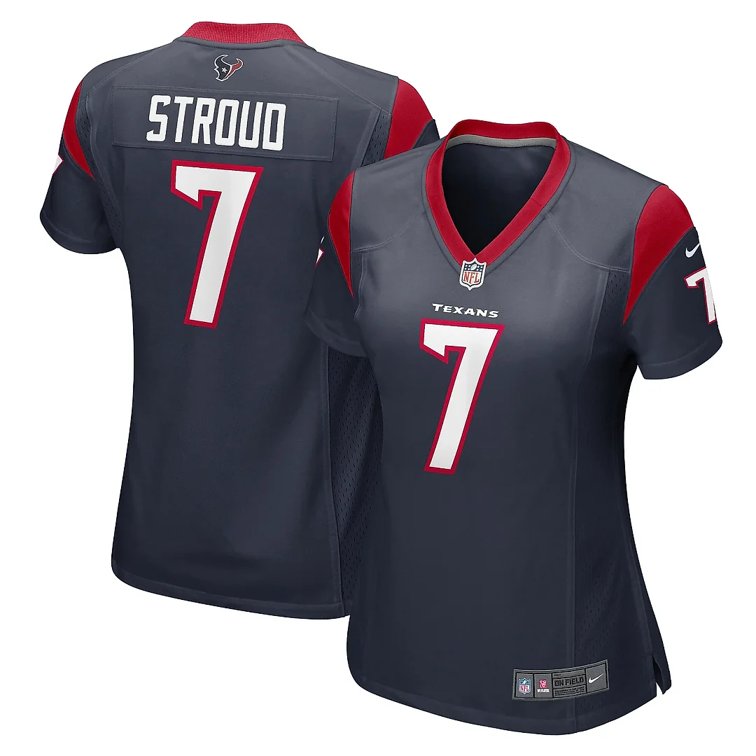 Zennovawear Women's Houston Texans C.J. Stroud Navy Player Jersey