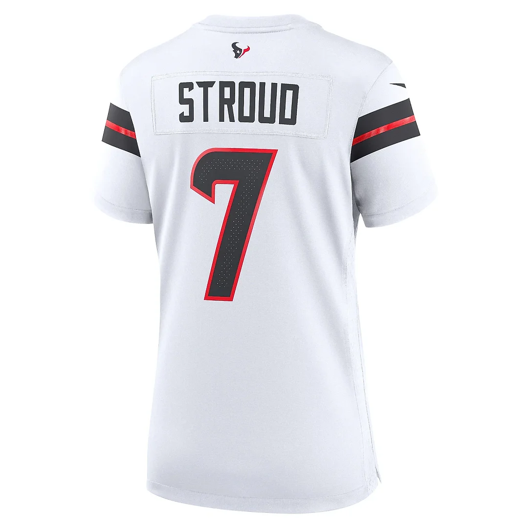 Zennovawear Women's Houston Texans C.J. Stroud White Game Jersey
