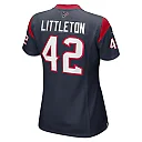 Zennovawear Women's Houston Texans Cory Littleton Navy Women's Team Color Jersey