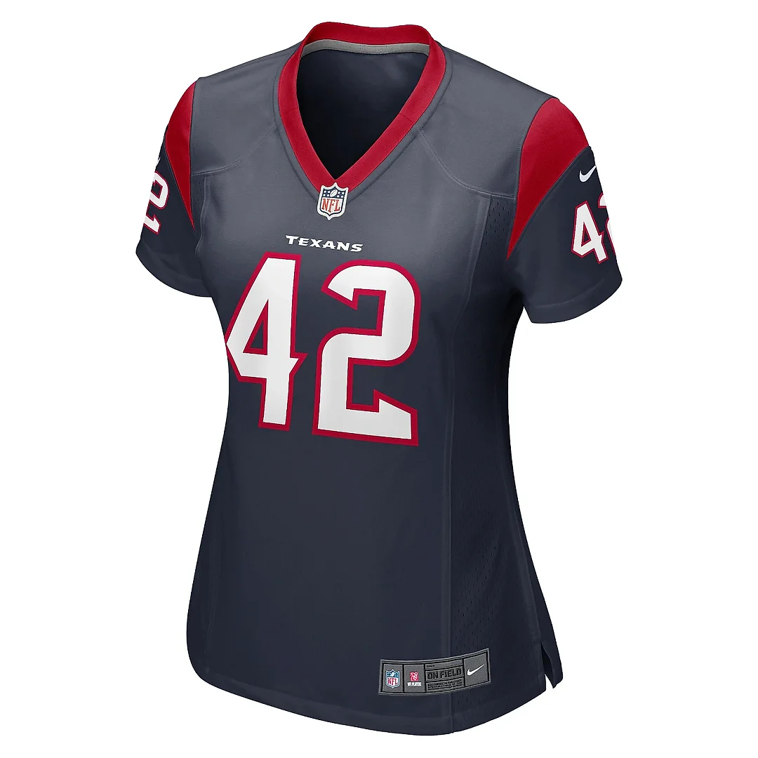 Zennovawear Women's Houston Texans Cory Littleton Navy Women's Team Color Jersey