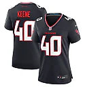 Zennovawear Women's Houston Texans Dalton Keene Navy Team Game Jersey