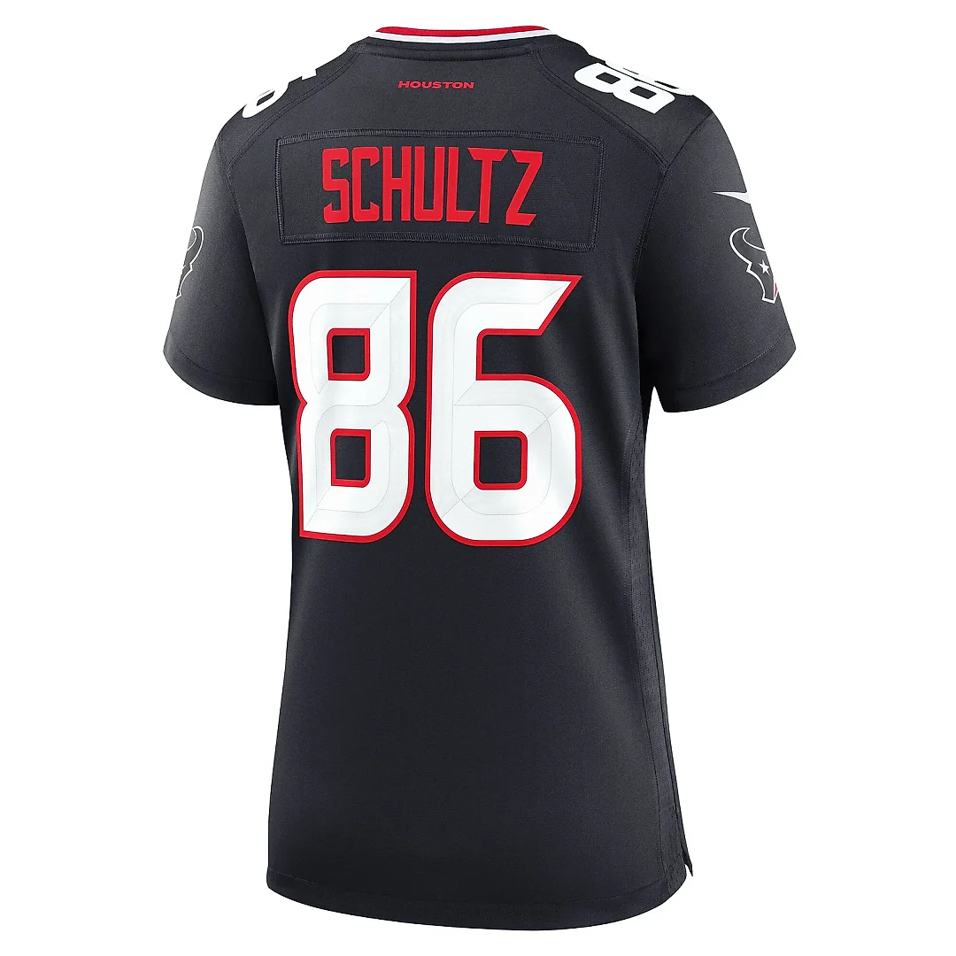 Zennovawear Women's Houston Texans Dalton Schultz Navy Team Game Jersey