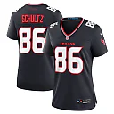 Zennovawear Women's Houston Texans Dalton Schultz Navy Team Game Jersey