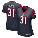 Zennovawear Women's Houston Texans Dameon Pierce Navy Game Player Jersey