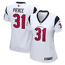 Zennovawear Women's Houston Texans Dameon Pierce White Game Player Jersey
