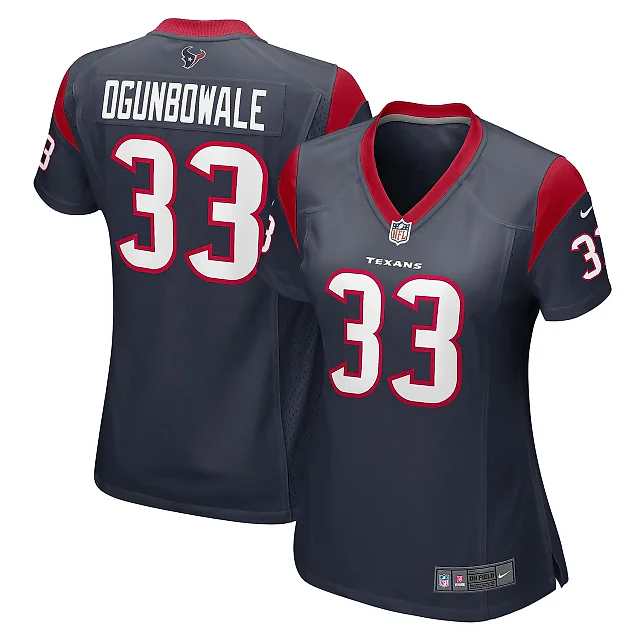 Zennovawear Women's Houston Texans Dare Ogunbowale Navy Game Player Jersey