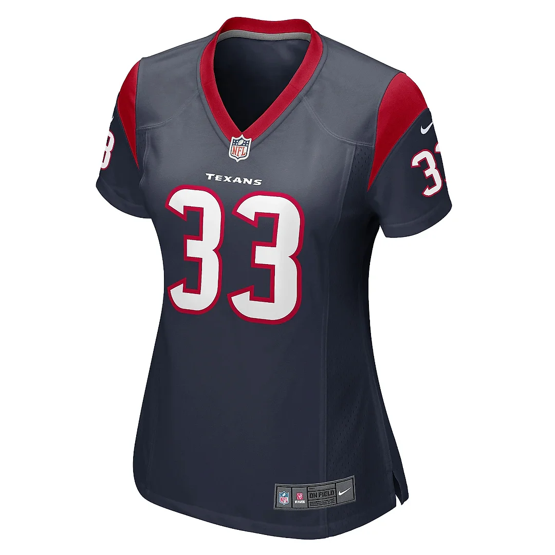 Zennovawear Women's Houston Texans Dare Ogunbowale Navy Game Player Jersey