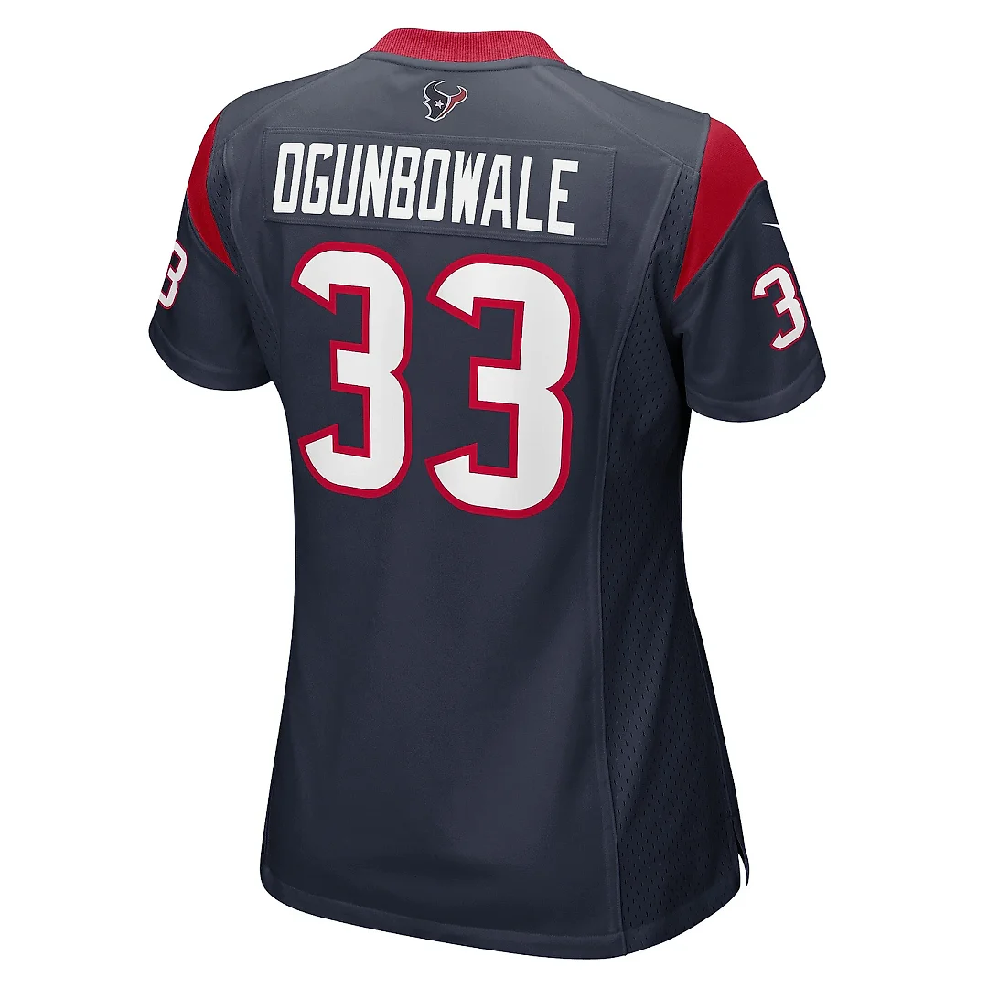 Zennovawear Women's Houston Texans Dare Ogunbowale Navy Game Player Jersey