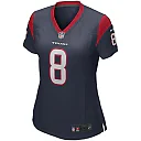 Zennovawear Women's Houston Texans David Carr Navy Game Retired Player Jersey